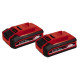 Акумулятор Einhell Twinpack PXC Plus 18В 2х4А·год 1.25кг