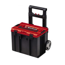 Ящик модульний для інструменту Einhell E-Case L, на коліщатках, телескопічне руків\'я, 40.6х44.4х35.5см, пластик