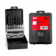 Milwaukee HSS-R metal drill bit set, 19 pcs, 1-10 mm, case