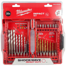 Milwaukee Bits and Drills Set, 39pcs, Case