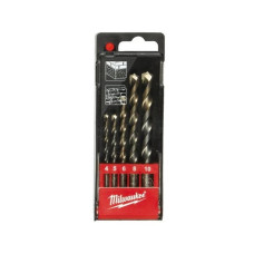 Milwaukee concrete drill bit set, 5 pcs, 4-10 mm, case