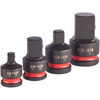 Milwaukee Adapter, 4pcs Set, 1/2\