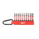 Milwaukee Shockwave Carabiner Bits, 10pcs Set, Steel