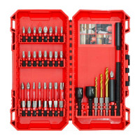 Milwaukee Shockwave Bits and Drills Set, 40pcs, Steel, Case
