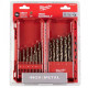 Milwaukee HSS-Co Metal Drill Bit Set, 19 pcs, 1-10 mm, Case