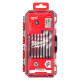Milwaukee ShW HEX drill bit set, universal, 8 pcs, 3-10mm, case