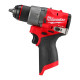 Шурупокрут-дриль акумуляторний Milwaukee M12 FDD2-0 12В 45Нм 450·1550об/хв 1.1кг без АКБ та ЗП