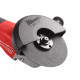 Шліфмашина кутова акумуляторна Milwaukee M18 BLSAG125X-402X 125мм 18В 2x4А·год ЗП М12-18С 11000об/хв 2.4кг кейс