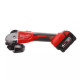 Шліфмашина кутова акумуляторна Milwaukee M18 BLSAG125X-402X 125мм 18В 2x4А·год ЗП М12-18С 11000об/хв 2.4кг кейс