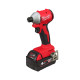 Гвинтоверт ударний акумуляторний Milwaukee M18 BLIDRC-402C 18В АКБ 2х4А·год 190Нм 0-3600об/хв ЗП M12-18C кейс 1.3кг