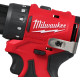 Шурупокрут-дриль акумуляторний Milwaukee M12 BLDDRC-202C 12В 2х2А·год 40Нм 0-550-1700об/хв ЗП C12C кейс 1.2кг