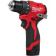 Шурупокрут-дриль акумуляторний Milwaukee M12 BLDDRC-202C 12В 2х2А·год 40Нм 0-550-1700об/хв ЗП C12C кейс 1.2кг