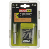 Набір біт Ryobi RAK16FP 15 біт 25мм магнітний тримач біт 60мм