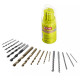 Ryobi Set of drill bits for metal, wood, and stone RAK18DMIX, 18pcs