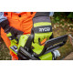 Рукавички робочі Ryobi RAC258M, козяча шкіра, захист від порізів, р.M, чорно-жовтий