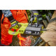 Рукавички робочі Ryobi RAC258XL, козяча шкіра, захист від порізів, р.XL, чорно-жовтий