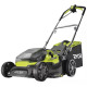 Газонокосарка гібридна Ryobi ONE+ RY18LMH37A-250 18В/220В акб 2х5А·год 37см 45л 25-70мм 15.7кг