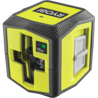 Нівелір лазерний Ryobi RBCLLG1 до 15м перехресний зелений промінь 0.4кг