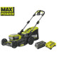 Газонокосарка акумуляторна Ryobi Max Power RY36LMX46A-150 36В акб 1х5А·год 46см 55л 25-75мм 22.5кг