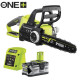 Пила ланцюгова акумуляторна Ryobi ONE+ RCS1830-140B 18В акб 1х4А·год ЗП 30см 3.2кг