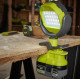 Ліхтар інспекційний акумуляторний Ryobi ONE+ RLCL18-0, 18В, 1000лм, 2 функції освітлення, затискач без АКБ та ЗП