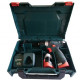 Шуруповерт-дрель аккумуляторный Metabo POWERMAXX BS BASIC, 12В 2х2Ач, 17/34Нм, 0-360/0-1400об/мин, 0.8кг