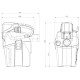 Пилосос акумуляторний Metabo AS 18 HEPA PC COMPACT 18В бак 6л 2100л/хв 3.8кг без АКБ та ЗП