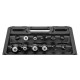 Verto Cutters, set 12pcs, shank 6mm, case