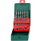Metabo Metal drill set HSS-G, 19pcs