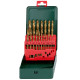 Metabo Metal drill set HSS-TiN, 19pcs
