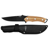 Neo Tools Tactical knife Full Tang, 250mm, blade 145mm, bamboo handle, titanium coated blade, nylon sheath