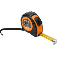 Neo Tools tape measure, 10mx25mm, with winding lock