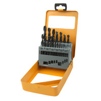 Tolsen HSS metal drill set, 19 pcs., 1-10mm, case