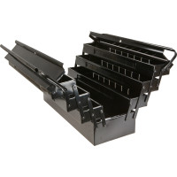 TOPEX Tool box, seven sections, sliding, 27x53x20cm, metal