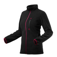 Кофта рабочая Neo Tools Woman Line, флисовая, 300г/м кв, на молнии, XL(42), черный