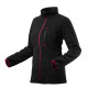 Neo Tools Working jacket Woman Line, fleece, 300g/m sq, with zipper, XL(42), black