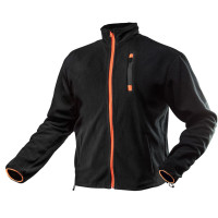 Neo Tools Working jacket Outdoor, fleece, 300g/m sq, with zipper, XXL(58), black