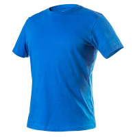 Neo Tools Work T-shirt HD+, 100% cotton, plain, S(48), blue