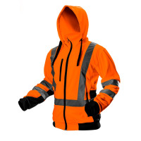 Neo Tools Basic work jacket, L(52), high visibility, polyester, 240 g/m2, orange