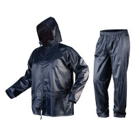 Neo Tools Raincoat (Jacket+Pants), polyester, 170g/m sq, bag, M(50), dark blue