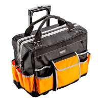 Neo Tools Tool bag, on wheels, telescopic handle, 600D polyester, 35x44.5x27.2cm