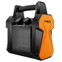Neo Tools Electric heat gun, 2kW, 20m sq, 139m cubic/h, ceramic heating element (PTC), portable, black