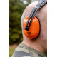 Neo Tools Protective earmuffs, SNR 25dB, category III, 0.18kg, orange