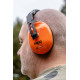 Neo Tools Protective earmuffs, SNR 25dB, category III, 0.18kg, orange