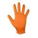 Neo Tools work/medical gloves, perforated nitrile, size XL, 50 pcs., orange