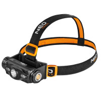 Neo Tools Headlight rechargeable, 2000mAh, 1000lm, 10W, 6 lighting functions +red and blue light, IP20