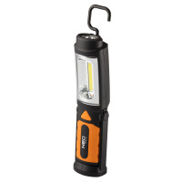 Neo Tools Inspection flashlight with batteries, AAx3, 300lm, 3W, 2in1, 360° hook, magnet