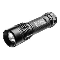 Neo Tools Hand lantern on batteries, AAAх3, 200lm, 3W, aluminum, zoom, IPX7