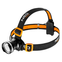 Neo Tools Headlight with batteries, AAAx3, 400lm, 5W, 3 lighting functions, zoom