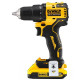 Дриль-шурупокрут DeWalt XR Li-Ion 18В акб 2х2А·год 65Нм 450-1650об/хв патрон 13мм кейс додаткова рукоятка 1.1кг